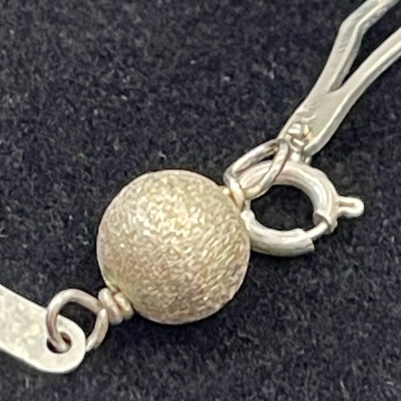 Elegant Unusual 925 Sterling Silver Italian Bracelet Made in Italy Vintage 70’s - Picture 7 of 15